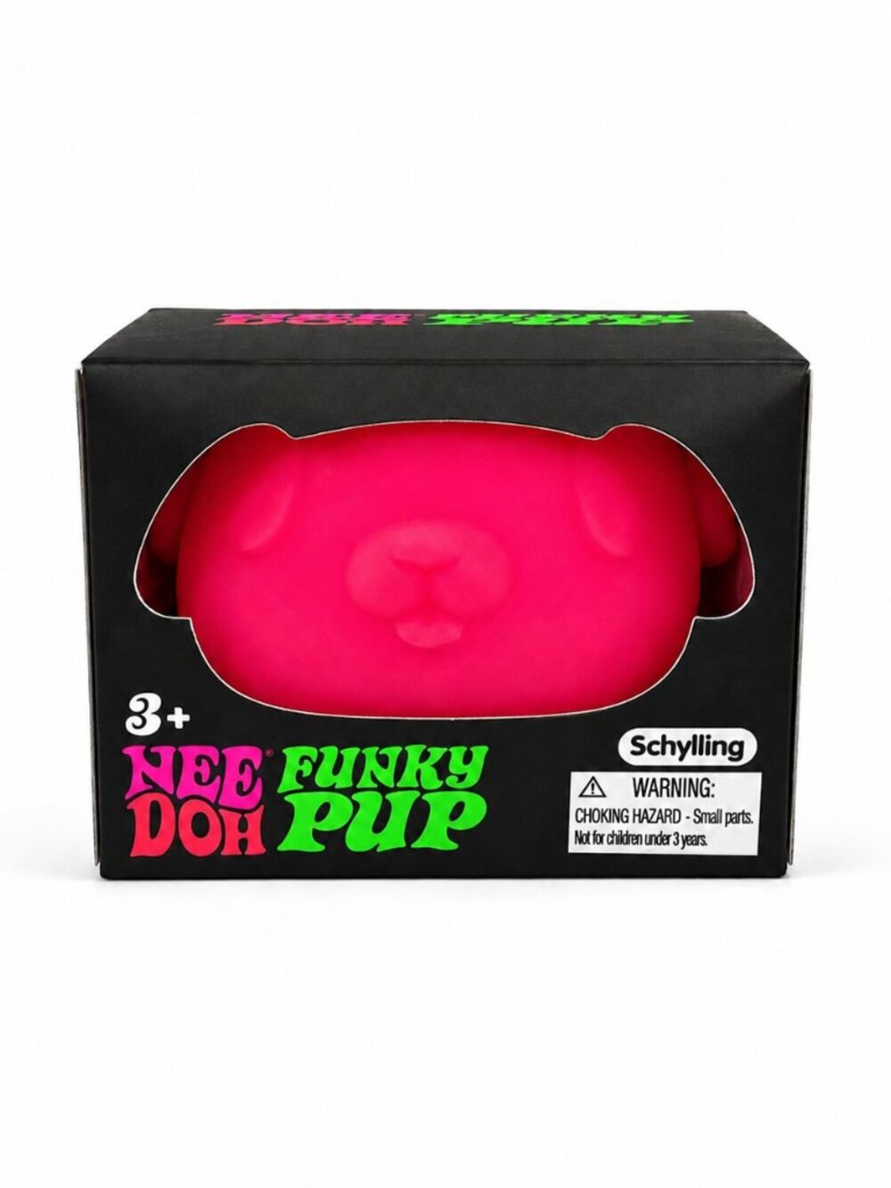 NeeDoh Funky Pup Pink Puppy Squishy Sensory Fidget Toy NWT
